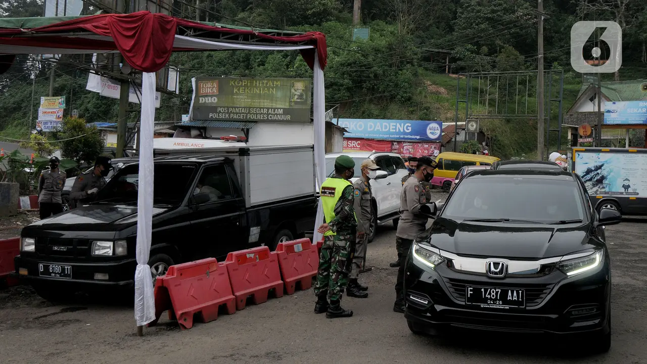 Perbatasan Bogor Cianjur Dijaga 24 Jam dari Pemudik