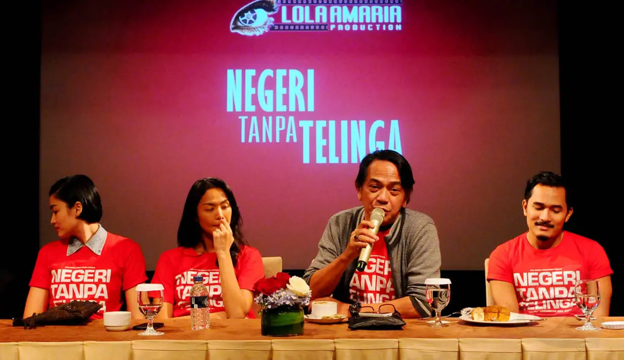 Film satire politik ini merupakan peggambaran kondisi politik Indonesia dan dirasa sangat dekat dan masih relevan dengan Indonesia saat ini, Kamis (7/8/14). (Liputan6.com/Andrian M Tunay)