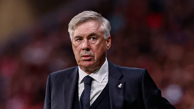 Carlo Ancelotti - Atletico Madrid Vs Real Madrid di La Liga 2023/2024