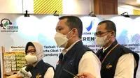 Plt. Deputi Bidang Penindakan BPOM RI, Nur Iskandarsyah dalam konferensi pers pada hari Selasa (04/10/2022).