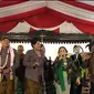 Panglima TNI Laksamana TNI Yudo Margono saat pulang ke kampung halamannya di Madiun, Jawa Tengah.