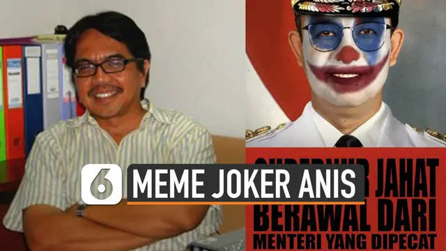 Pakar komunikasi Ade Armando dilaporkan usai unggah meme wajah Anis dibikin layaknya Joker lengkap dengan kalimat “Gubernur Jahat Berawal dari Menteri yang Dipecat”.
