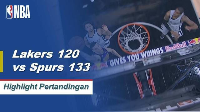 DeMar DeRozan turun dengan 36 poin dan menyumbang lima assist saat Spurs mengalahkan Lakers, 133-120.