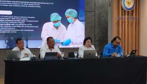 Konferensi Pers di Kementerian Kelautan dan Perikanan