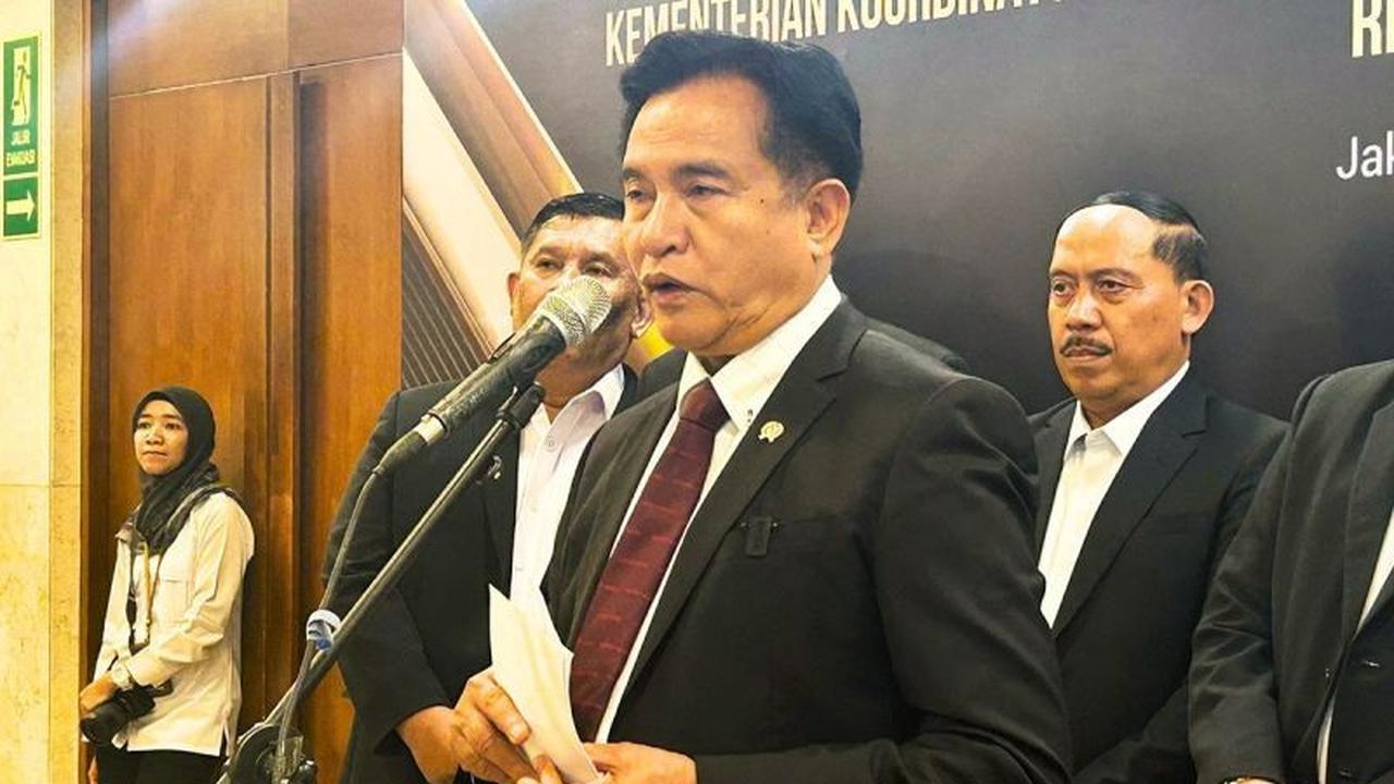 KUHP KUHAP Berlaku, Menko Yusril: Penegakan Hukum Indonesia Memasuki Era Baru