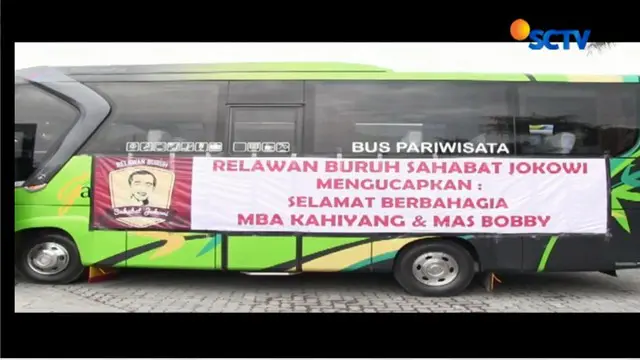 Ribuan Relawan Jokowi Hadiri Pernikahan Kahiyang Ayu-Bobby Nasution