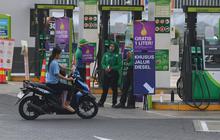 FOTO: SPBU Swasta Kehabisan BBM Non-Subsidi, Konsumen Kebingungan