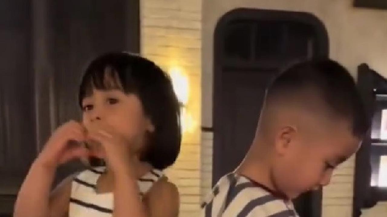 Momen Menggemaskan Rayyanza dan Nuna Anak Caca Tengker Joget Velocity, Ikuti Tren Bak Remaja