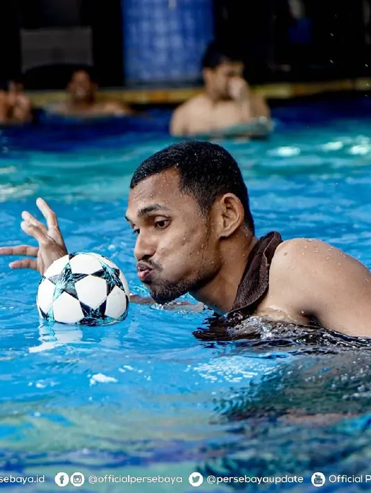 Persebaya dijuluki Timnas Mini karena  karena banyak pemainnya yang dipanggil untuk membela Tim nasional Indonesia.(Liputan6.com/IG/@officialpersebaya)