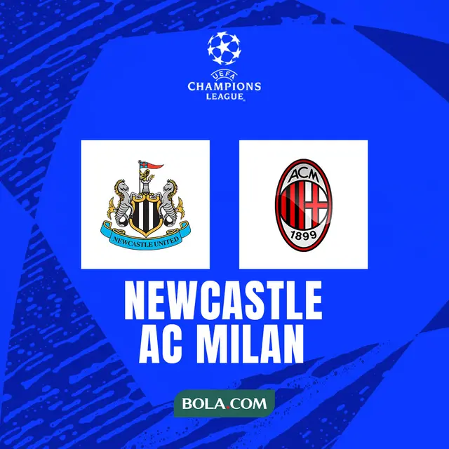 Liga Champions - Newcastle United Vs AC Milan