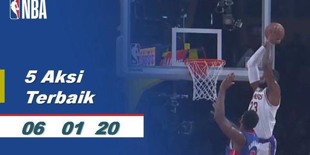 VIDEO: 5 Aksi Pemain Terbaik NBA 6 Januari 2020