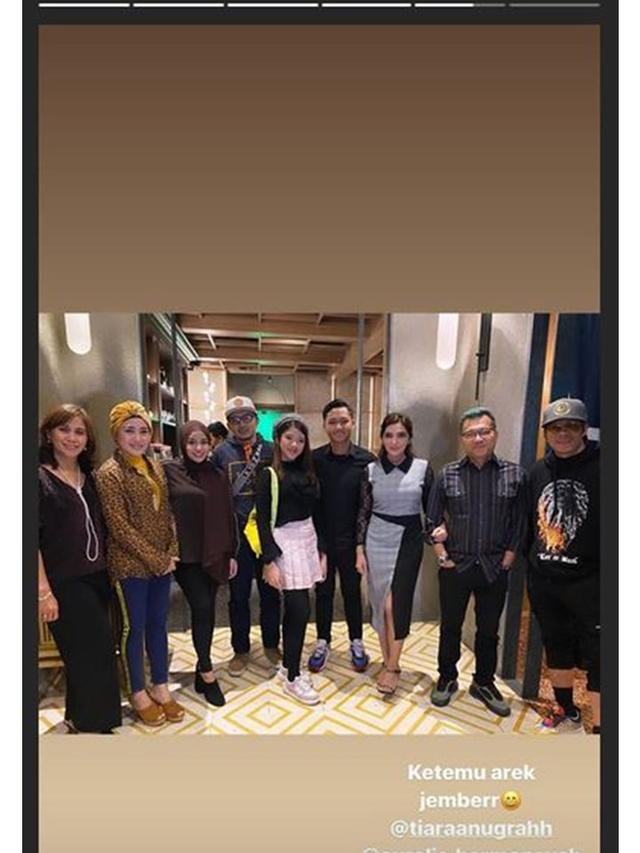 6 Momen Tiara Idol Dinner Bareng Keluarga Anang Hermansyah, Penuh Canda Tawa