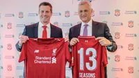 Liverpool memperpanjang kerja sama dengan Standard Chartered dengan durasi empat tahun yang membuat keduanya bakal melanjutkan partnership sampai musim 2022-2023. (dok. Liverpool)