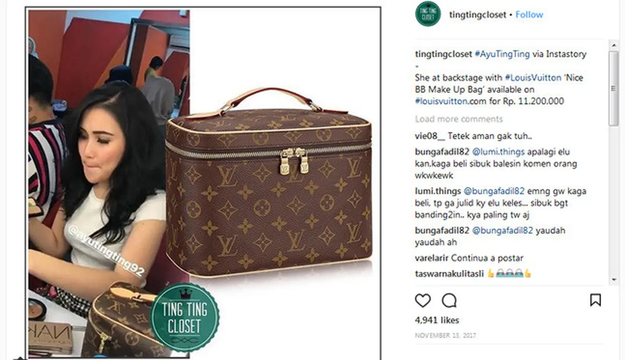 (Instagram/tingtingcloset)