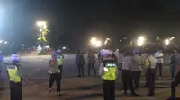 Lokasi ledakan di Parkir TImur Senayan (dok. merdeka.com/Ronald)