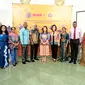 Peluncuran Motif Blue Lotus Kolaborasi Miwa dan Kedutaan Besar Sri Lanka, Jakarta Pusat, Kamis, 3 November 2023. (Dok. Miwa Pattern)