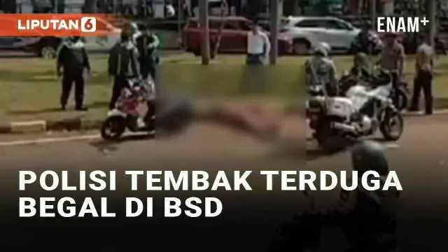 Aksi penindakan hukum dilakukan anggota Polsek Ciledug pada terduga begal. Seorang terduga pelaku begal ditembak mati di BSD, Tangerang Selatan pada Jumat (2/8/2024). Insiden berawal dari kejar-kejaran polisi dan terduga pelaku setelah beraksi di Cil...