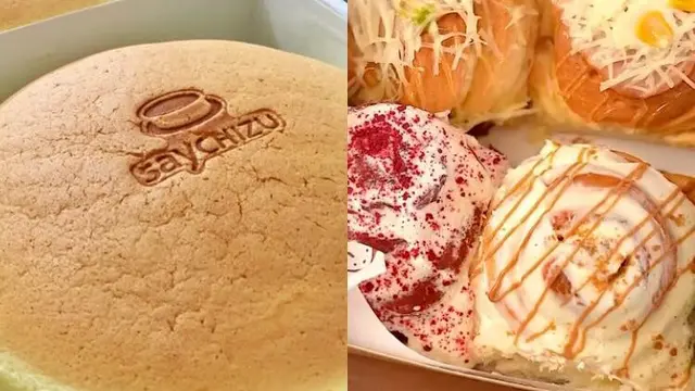 Japanese Cheesecake Saychizu dan Roti Goolung