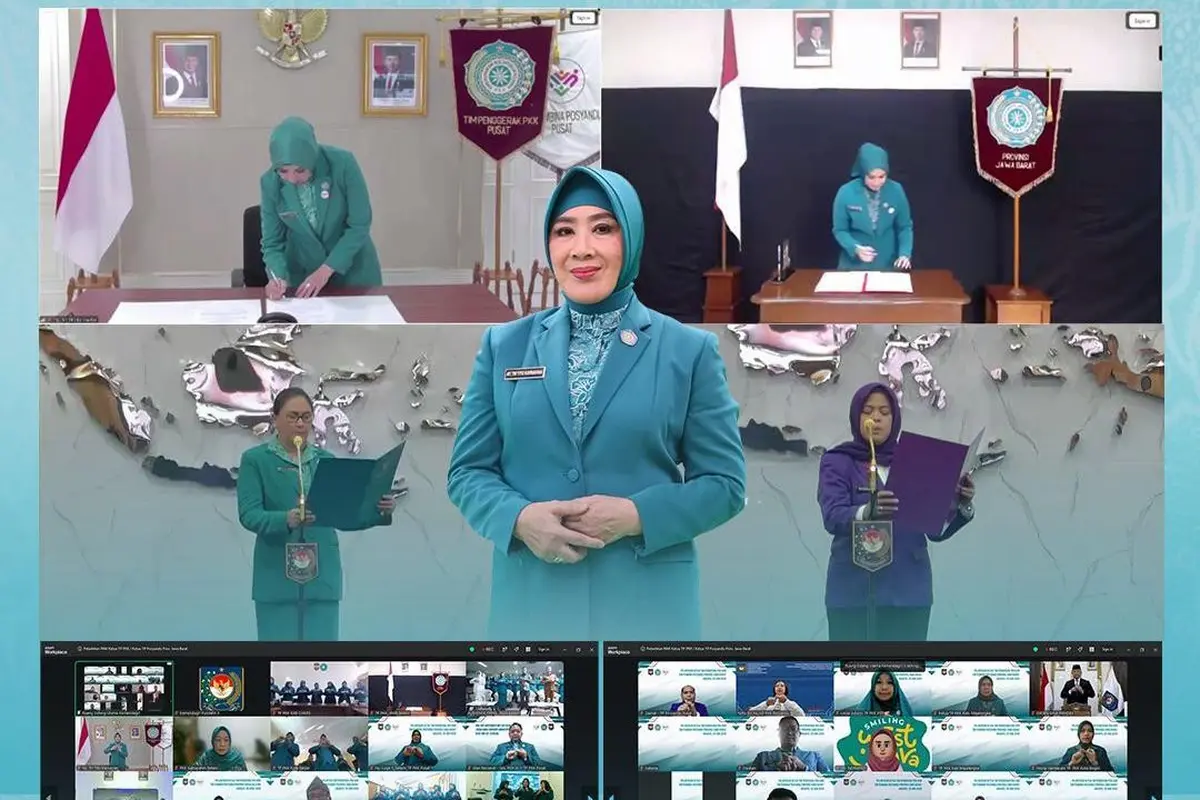 Tri Tito Karnavian Lantik Ketua TP PKK Jabar