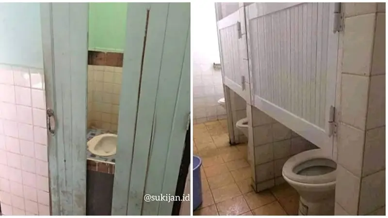 6 Potret Salah Pasang Pintu Kamar Mandi Ini Bikin Tepuk Jidat