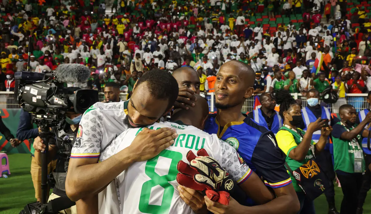 Comoros pun harus pulang meninggalkan Kamerun dengan kepala tegak. (AFP/Kenzo Tribouillard)