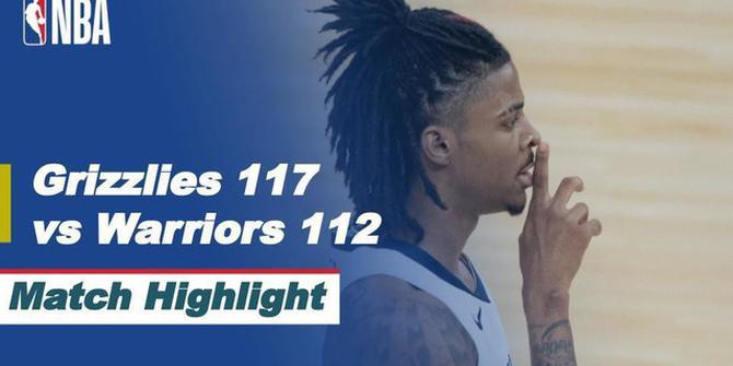 VIDEO: Highlights NBA, Memphis Grizzlies Kalahkan Golden State Warriors 117-112