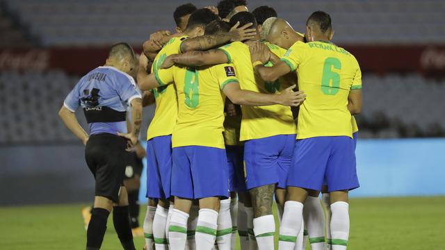 Kualifikasi Piala Dunia 2022 : Pemain MU Diusir, Brasil Sikat Uruguay