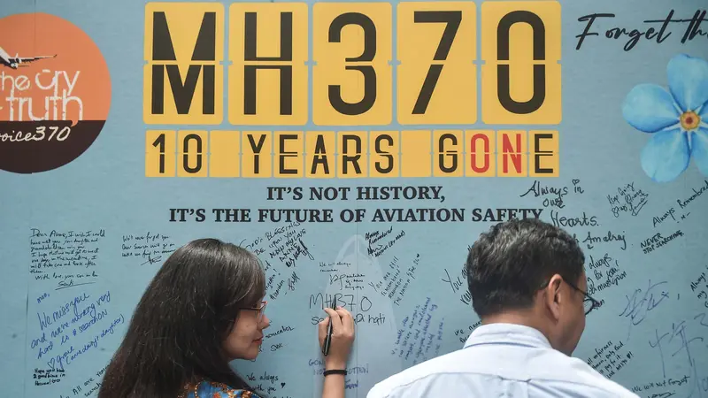 Peringatan 10 Tahun Menghilangnya Pesawat Malaysia MH370