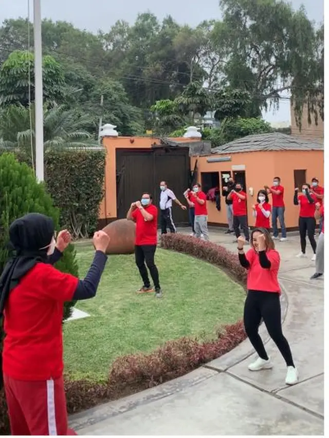 KBRI Lima di Peru menggelar acara "Hari Olahraga" untuk menyambut HUT RI ke-76. (Dok: Kemlu RI)