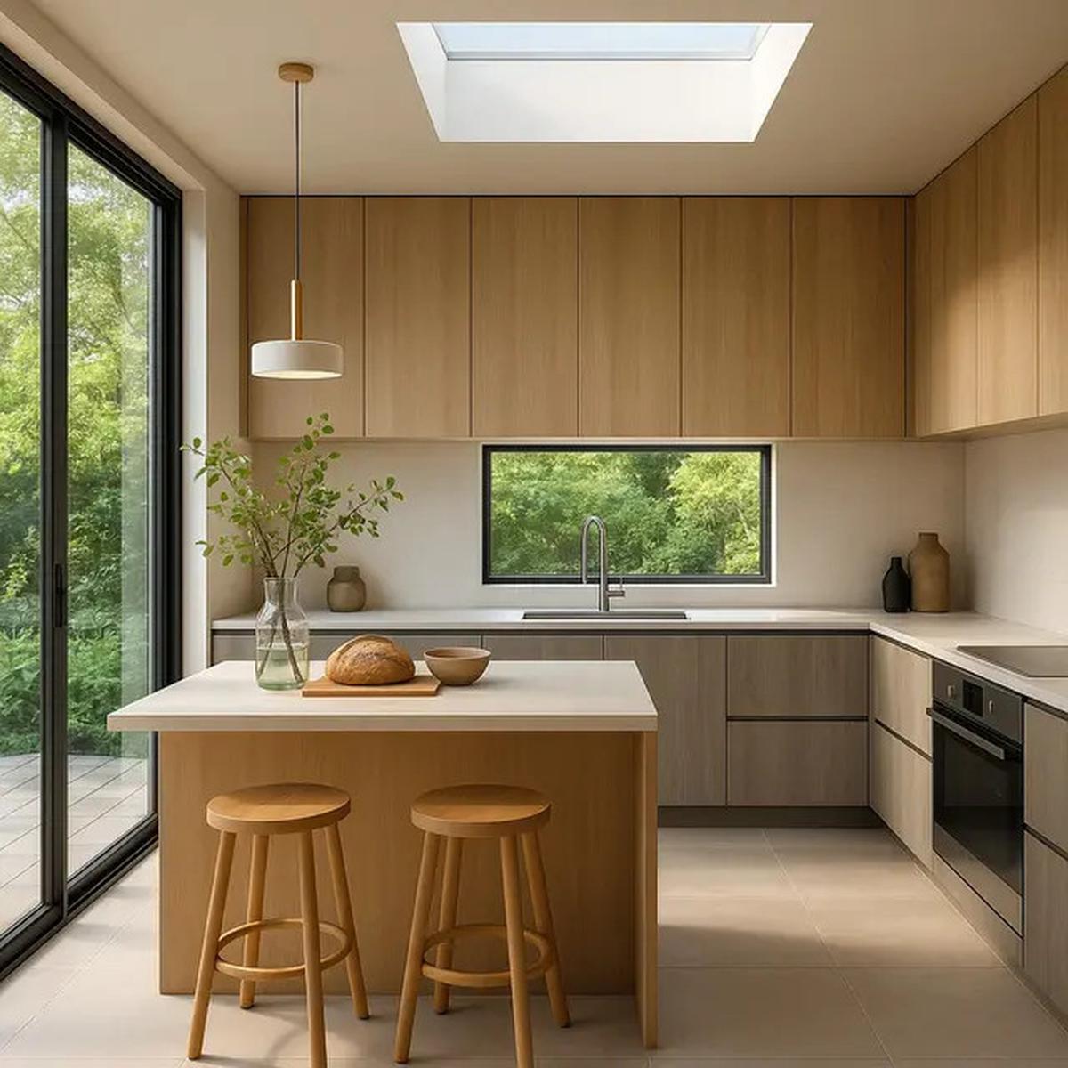 7 Tren Desain Dapur 2025, Perpaduan Modern dan Sentuhan Alami