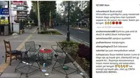 Ridwan Kamil bahkan memberi julukan khusus yang tak kalah pedasnya bagi pembuang sampah sembarangan di sepanjang Jalan Dago, Bandung. (Liputan6.com/Dinny Mutiah)