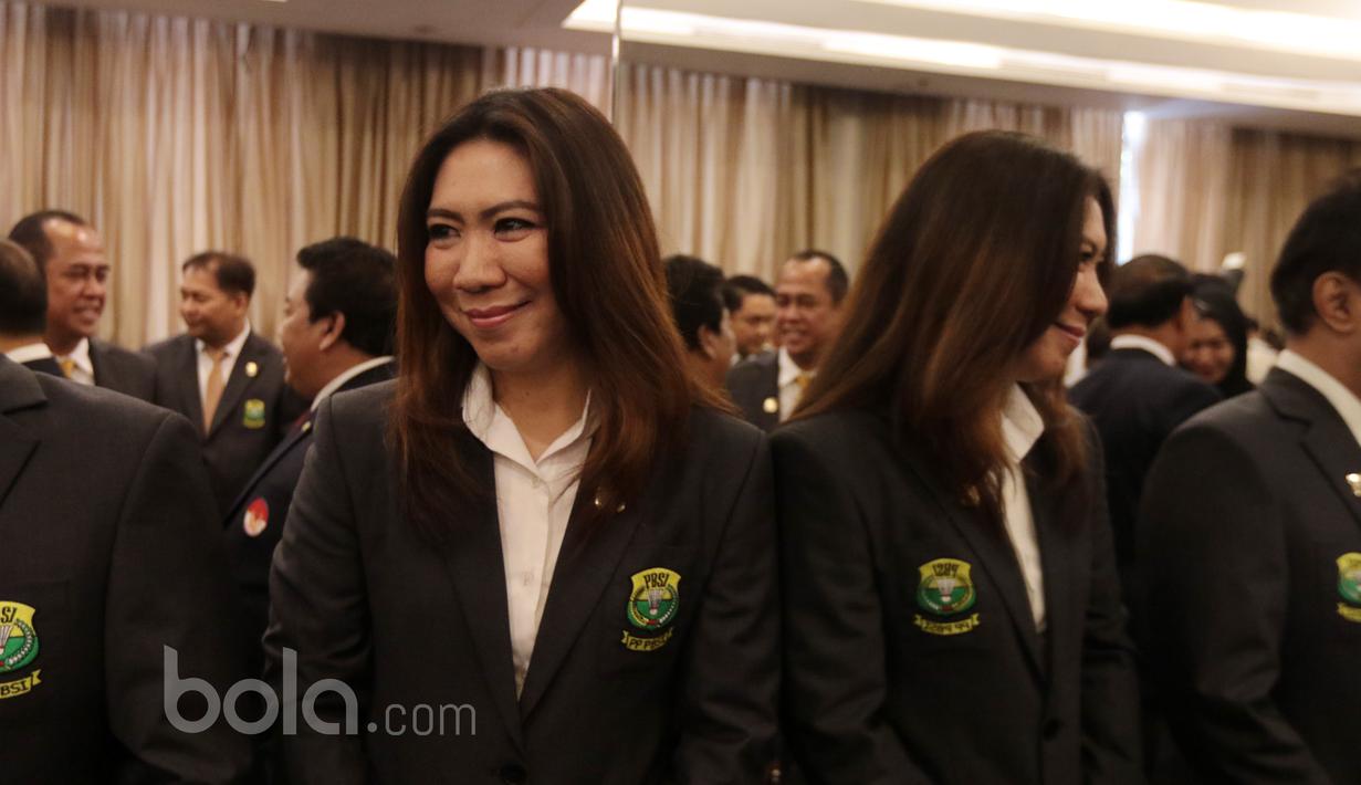 Susi Susanty masuk dalam kepengurusan PBSI sebagai Kepala Bidang Prestasi Bulutangkis Indonesia. (Bola.com/Nicklas Hanoatubun)