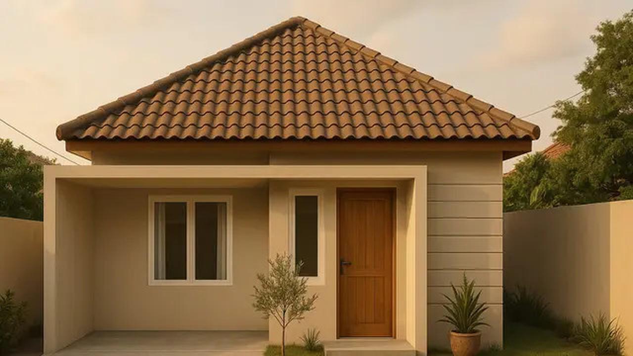 8 Inspirasi Rumah Sederhana Rp70 Jutaan di Lahan Terbatas, Desain Minimalis Kekinian di 2025