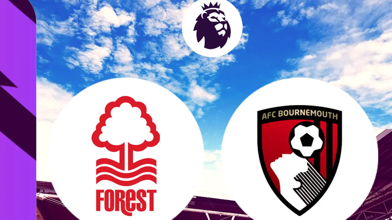 Liga Inggris - Ilustrasi Logo Nottingham Forest dan Bournemouth