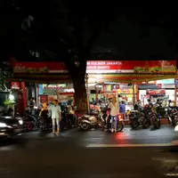Bubur Ayam Barito, tempat berbuka puasa di Jakarta Selatan. (Daniel Kampua/Bintang.com)