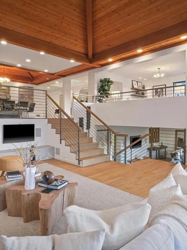 Desain Rumah Split Level Minimalis yang Luas dan Megah