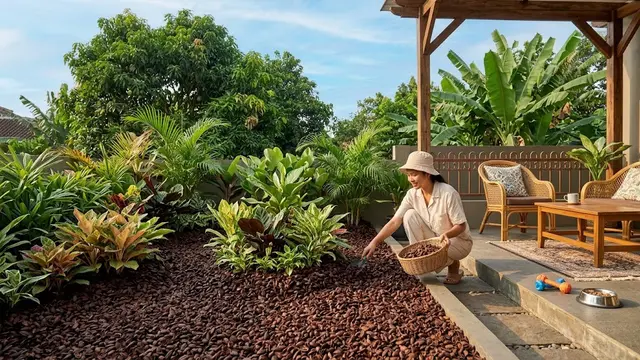 Mulsa Alami dari Kulit Biji Kakao