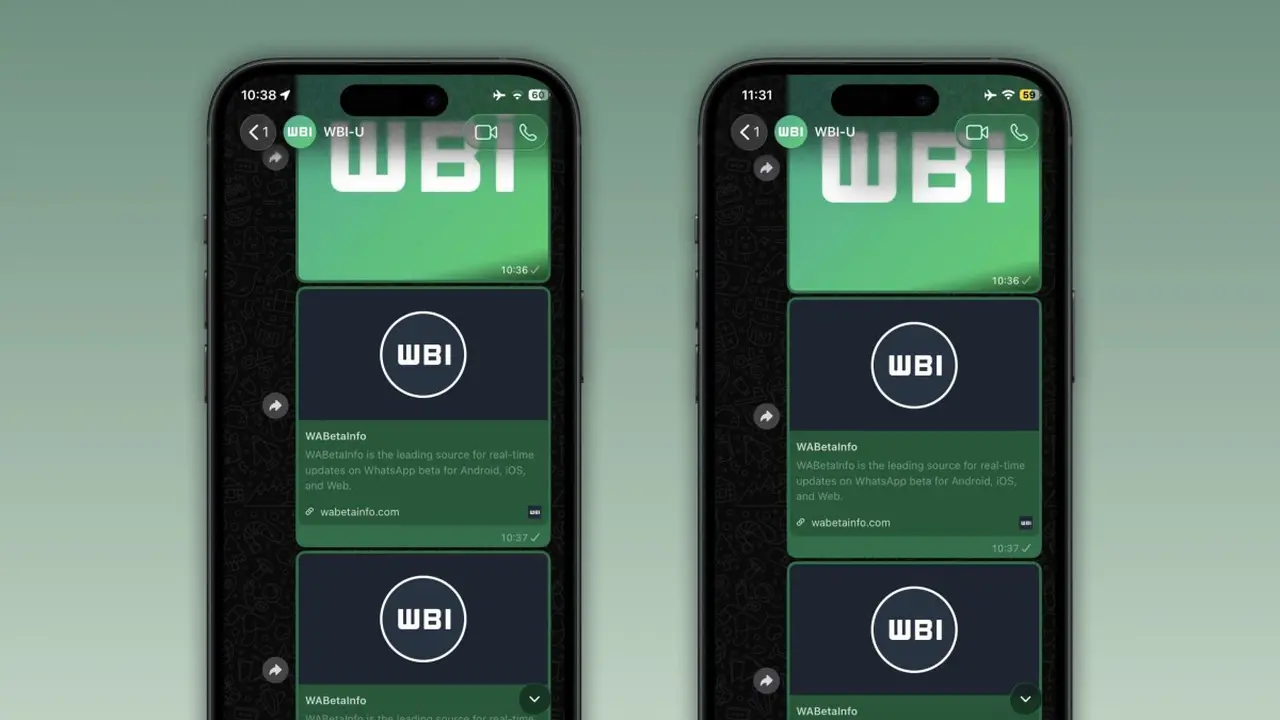 Fitur Liquid Glass WhatsApp. Credit: WABetaInfo