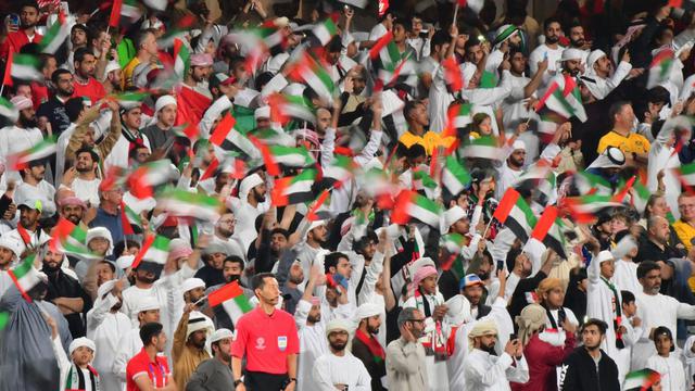 Suporter Timnas Uni Emirat Arab