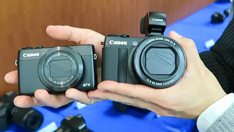 Gadgetpedia: Compare Canon PowerShot G7 X dengan G1 X Mark II