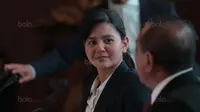 Sekjen PSSI, Ratu Tisha saat mengikuti Kongres PSSI 2018 yang berlangsung di ICE BSD, Tangerang (13/1/2018). Salah satu agenda Kongres PSSI 2018 adalah revisi Statuta. (Bola.com/Nicklas Hanoatubun)