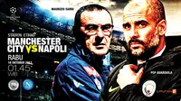 Manchester City vs Napoli (Liputan6.com/Abdillah)