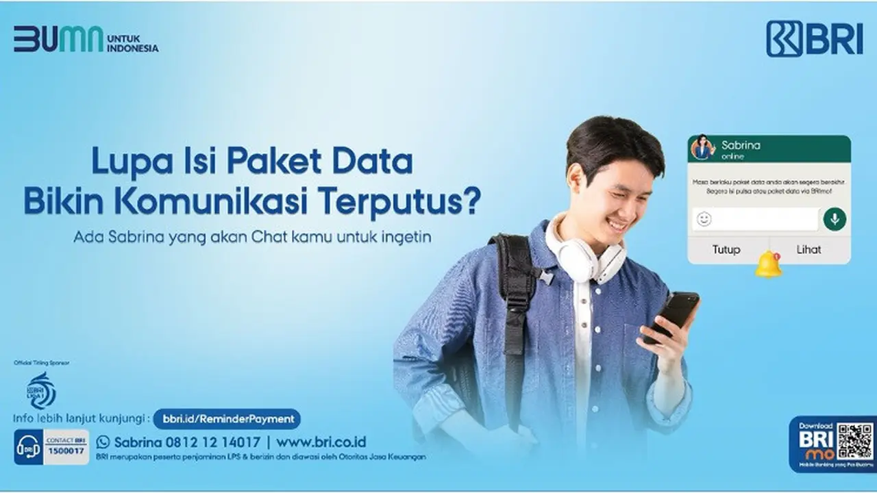 Jadikan Pengingat Bak Sahabat, Yuk Manfaatkan Sabrina BRI!