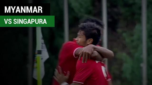 Berita video highlights cabang sepak bola di SEA Games 2017 Grup A antara Myanmar melawan Singapura yang berakhir dengan skor 2-0, Senin (14/8).