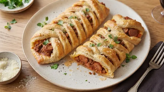Resep savory puff pastry instan 3 bahan