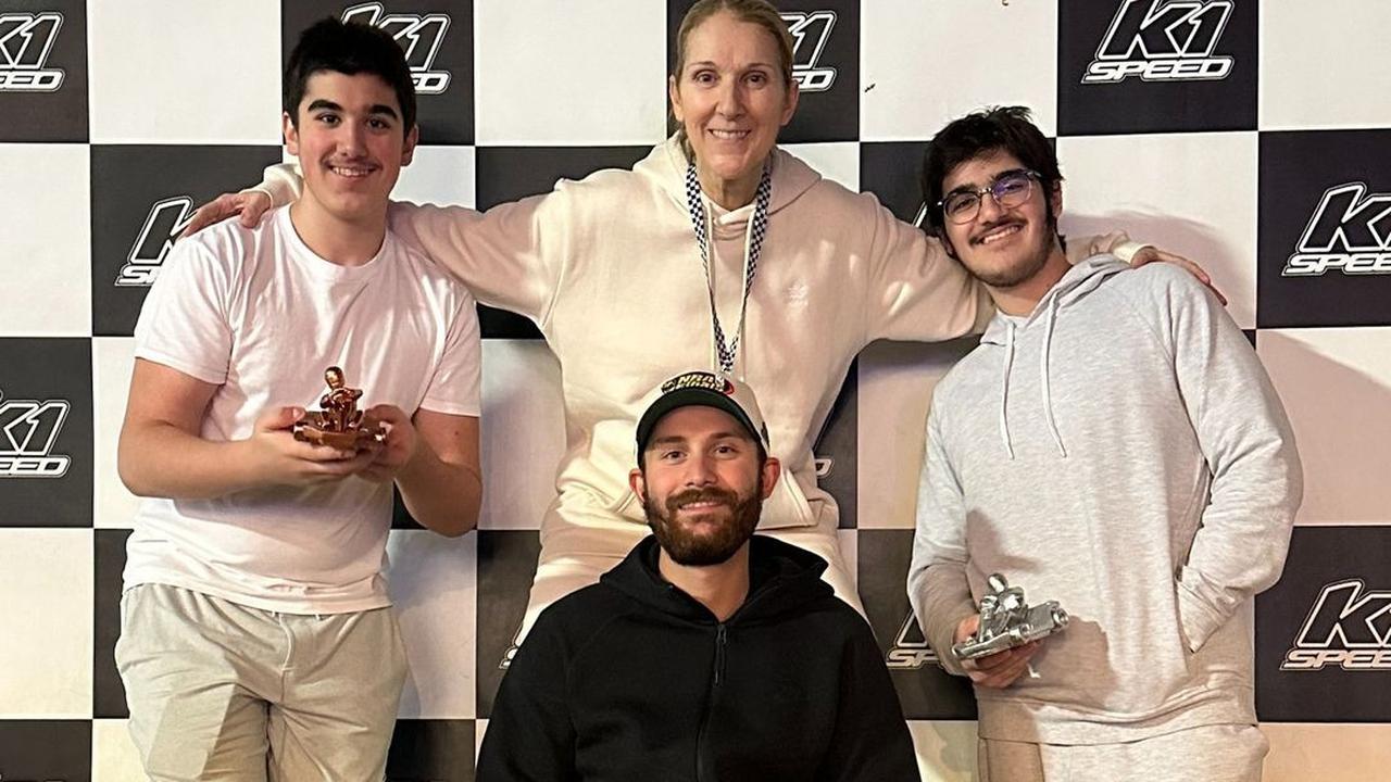 Celine Dion dan ketiga anaknya. (Instagram/ celinedion)