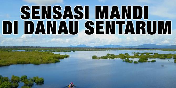 VIDEO: Sensasi Mandi di Danau Sentarum