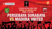 Live Streaming Persebaya Surabaya Vs Madura United (Liputan6.com / Trie yas)