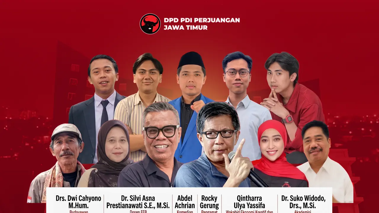 DPD PDI Perjuangan (PDIP) Jawa Timur menghelat forum RedTalk.