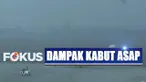 Jarak pandang di Bandara Sultan Thaha Jambi hanya berkisar 500 meter sehingga tak satupun pesawat bisa mendarat atau diberangkatkan.